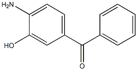 4-Amino-3-hydroxybenzophenone Struktur