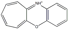 11-Aza-5-oxa-5H-cyclohepta[b]naphthalene-11-cation Struktur