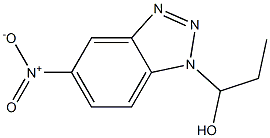 1-(5-Nitro-1H-benzotriazol-1-yl)-1-propanol Struktur