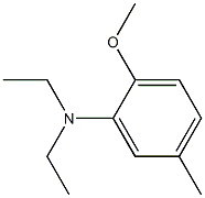 N,N-Diethyl-2-methoxy-5-methylaniline Struktur