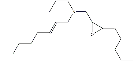 N-Propyl-N,N-di(2-octenyl)amine oxide Struktur