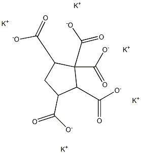 1,1,2,3,5-Cyclopentanepentacarboxylic acid pentapotassium salt Struktur