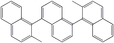 5-(2-Methyl-1-naphtyl)-2'-methyl-1,1'-binaphthalene Struktur