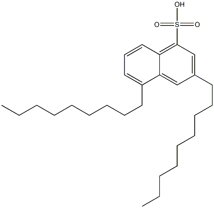 3,5-Dinonyl-1-naphthalenesulfonic acid Struktur