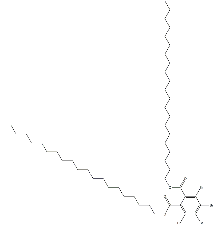 Tetrabromophthalic acid dihenicosyl ester Struktur