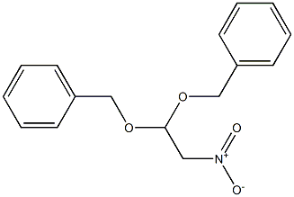 Nitroacetaldehyde dibenzyl acetal Struktur