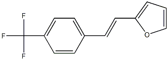 2-(4-(Trifluoromethyl)styryl)furan Struktur