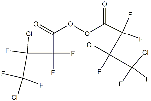 Bis(3,4-dichloro-2,2,3,4,4-pentafluorobutyryl) peroxide Struktur