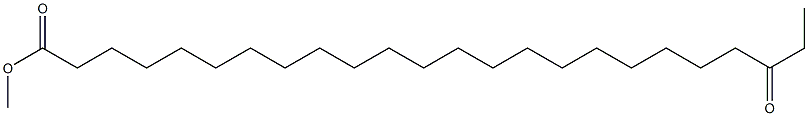 22-Oxotetracosanoic acid methyl ester Struktur