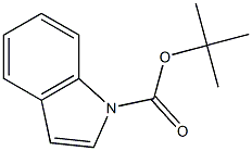 1-(tert-Butyloxycarbonyl)-1H-indole Struktur