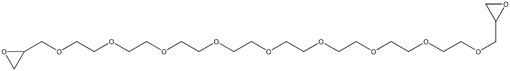 1,23-Bis(glycidyloxy)-3,6,9,12,15,18,21-heptaoxatricosane Struktur