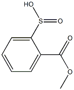 2-Methoxycarbonylbenzenesulfinic acid Struktur