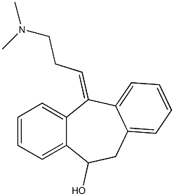 5-[(Z)-3-(Dimethylamino)propylidene]-10,11-dihydro-5H-dibenzo[a,d]cyclohepten-10-ol Struktur