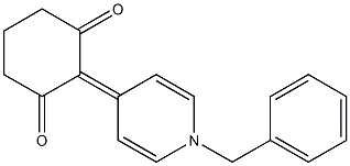 1,4-Dihydro-4-(2,6-dioxocyclohexan-1-ylidene)-1-benzylpyridine Struktur