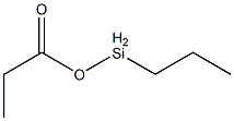 Propionic acid propylsilyl ester Struktur