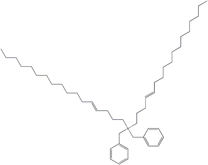 Di(4-heptadecenyl)dibenzylaminium Struktur