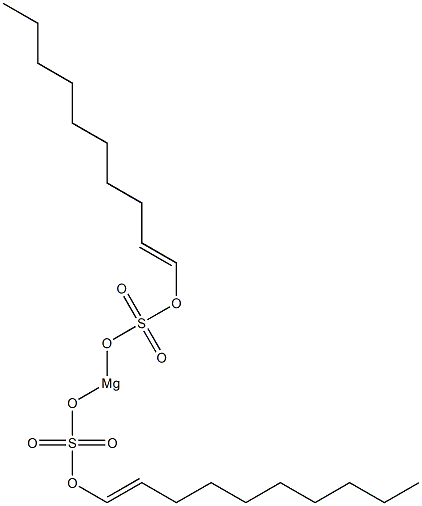 Bis[(1-decenyl)oxysulfonyloxy]magnesium Struktur