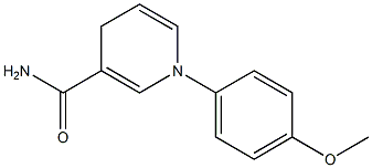 1-(4-Methoxyphenyl)-1,4-dihydropyridine-3-carboxamide Struktur