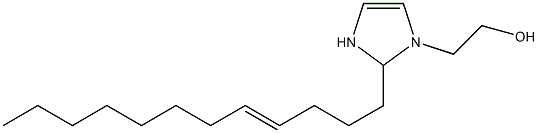 2-(4-Dodecenyl)-4-imidazoline-1-ethanol Struktur