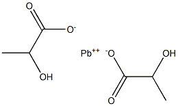 Dilactic acid lead(II) salt Struktur