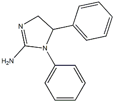 1,5-Diphenyl-4,5-dihydro-1H-imidazol-2-amine Struktur