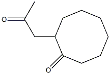 2-Acetonyl-1-cyclooctanone Struktur