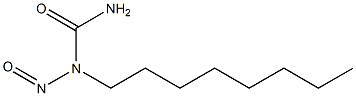 1-Nitroso-1-octylurea Struktur