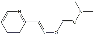 2-Pyridinecarbaldehyde O-dimethylaminocarbonyl oxime Struktur