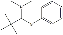 N,N,2,2-Tetramethyl-1-(phenylthio)-1-propanamine Struktur