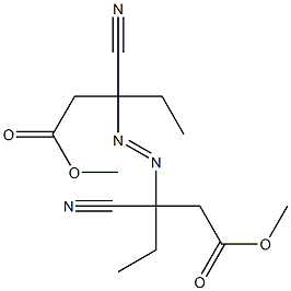 3,3'-Azobis(3-cyanovaleric acid)dimethyl ester Struktur