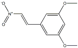 3,5-Dimethoxy-1-[(E)-2-nitroethenyl]benzene Struktur