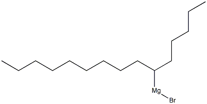 (1-Pentyldecyl)magnesium bromide Struktur