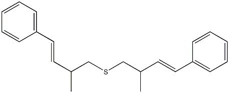 (1-Methyl-3-phenyl-2-propenyl)methyl sulfide Struktur