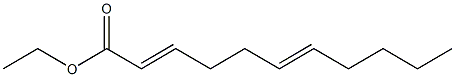 2,6-Undecadienoic acid ethyl ester Struktur