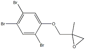 2,4,5-Tribromophenyl 2-methylglycidyl ether Struktur