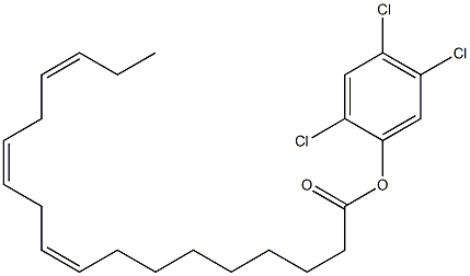 (9Z,12Z,15Z)-9,12,15-Octadecatrienoic acid 2,4,5-trichlorophenyl ester Struktur