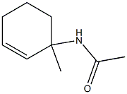 1-Methyl-N-acetyl-2-cyclohexen-1-amine Struktur