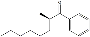 [R,(-)]-1-Methylheptylphenyl ketone Struktur