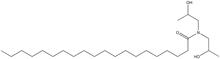 N,N-Bis(2-hydroxypropyl)icosanamide Struktur