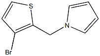 3-Bromo-2-[(1H-pyrrol-1-yl)methyl]thiophene Struktur