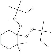 2,2,6-Trimethyl-1,1-bis(tert-pentylperoxy)cyclohexane Struktur