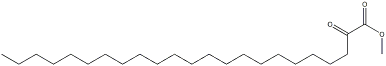 2-Oxotricosanoic acid methyl ester Struktur