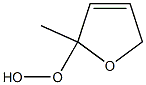 (2,5-Dihydro-2-methylfuran)-2-yl hydroperoxide Struktur