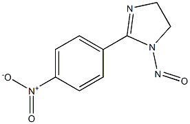 1-Nitroso-2-(4-nitrophenyl)-4,5-dihydro-1H-imidazole Struktur