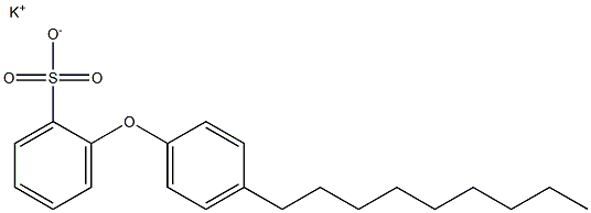 2-(4-Nonylphenoxy)benzenesulfonic acid potassium salt Struktur