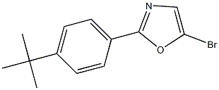 5-Bromo-2-[p-(tert-butyl)phenyl]oxazole Struktur