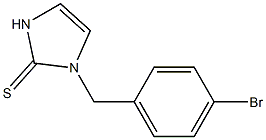 1-(4-Bromobenzyl)-1H-imidazole-2(3H)-thione Struktur