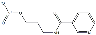 N-[3-(Nitrooxy)propyl]-3-pyridinecarboxamide Struktur