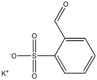 2-Formylbenzenesulfonic acid potassium salt Struktur