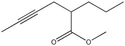 6-Octyne-4-carboxylic acid methyl ester Struktur